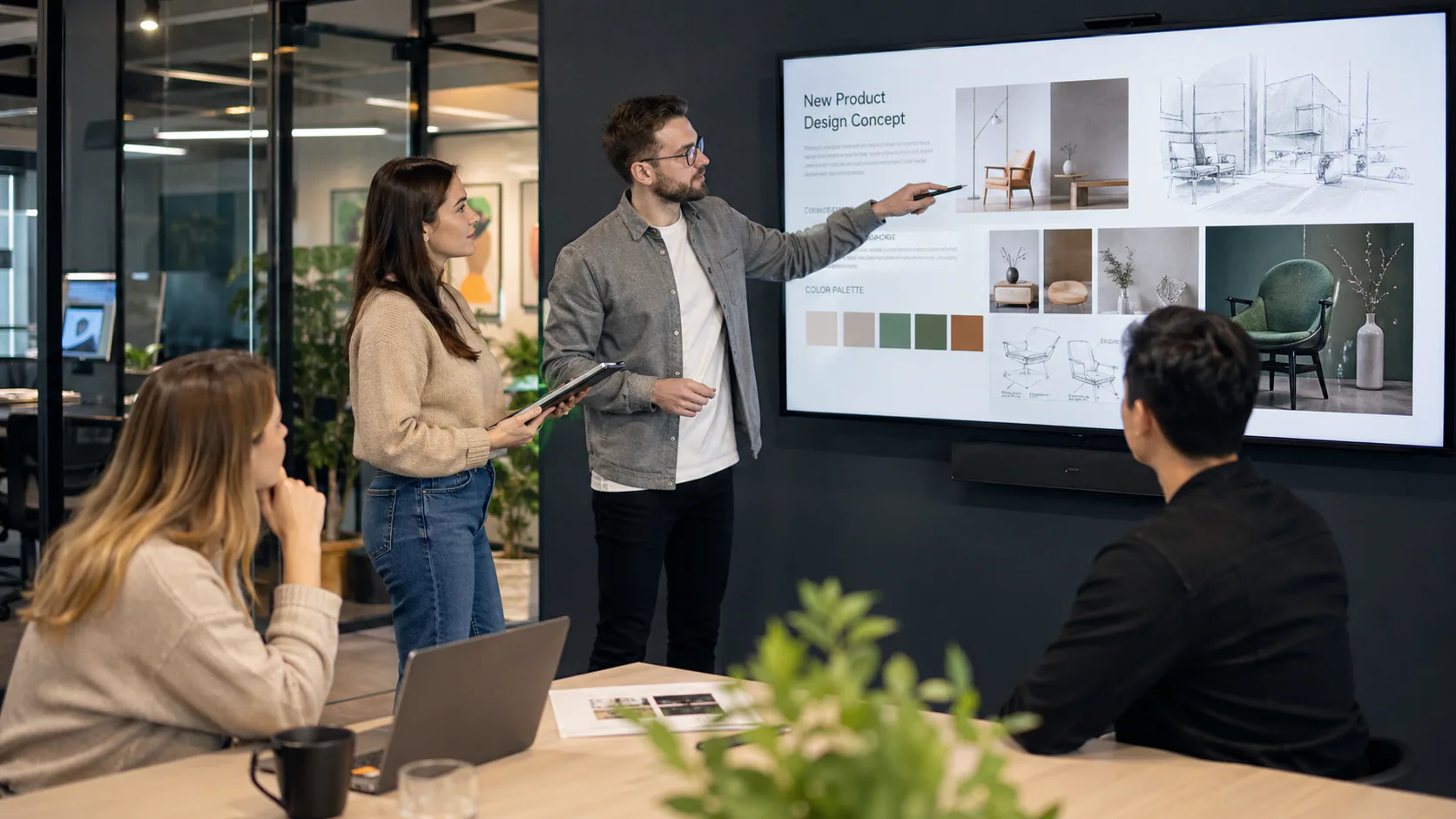 Design presentation meeting